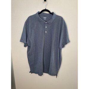 Bonobos Mens Standard Fit Polo Shirt 4XL Gray 100% Cotton Casual Wear